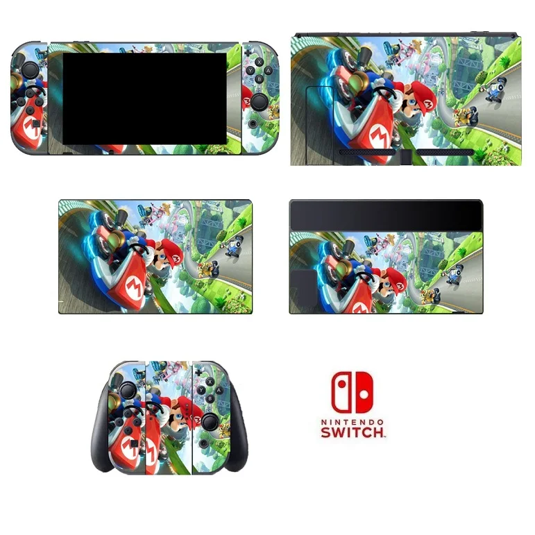 Switch-403 Супер MARI0 Kart виниловая наклейка защитная для Kind Switch skins наклейка s NS консоль nindoswitch - Цвет: Switch-403