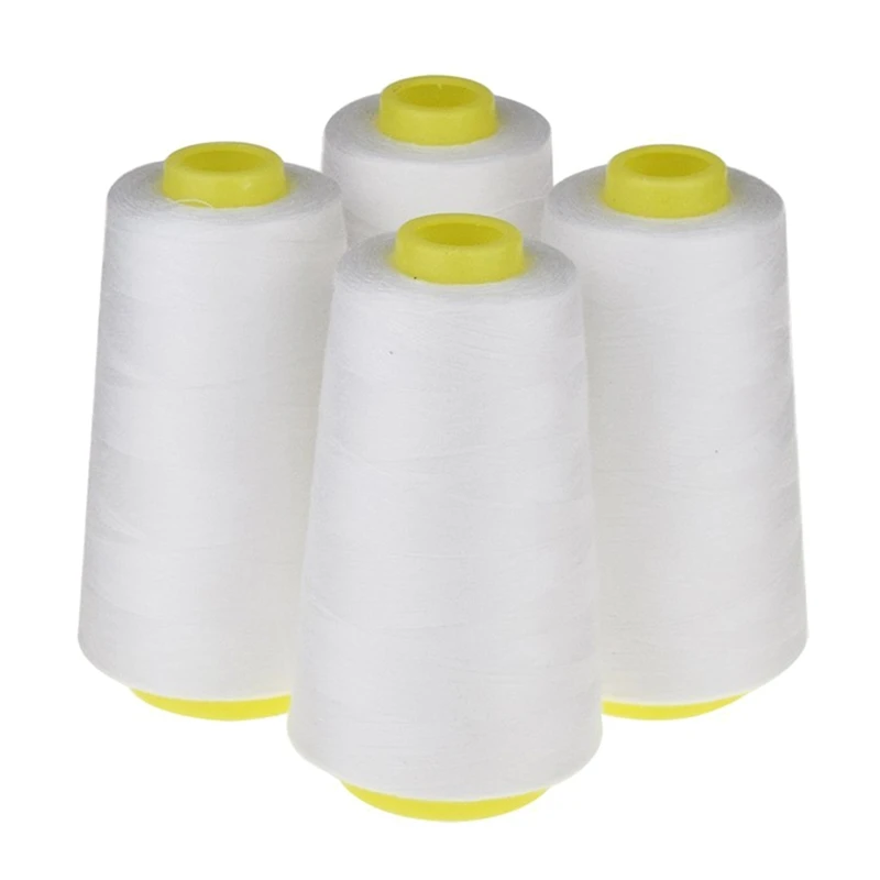 Hot 4 Cones (3000 yards each) Sewing Threads Polyester Spool of (402#) for Machine and Hand | Дом и сад