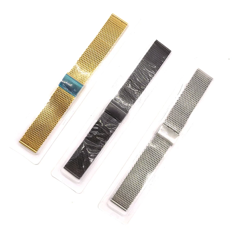 Ремешок мужской из нержавеющей стали с магнитной застежкой 22 мм 18/20/22 | Наручные