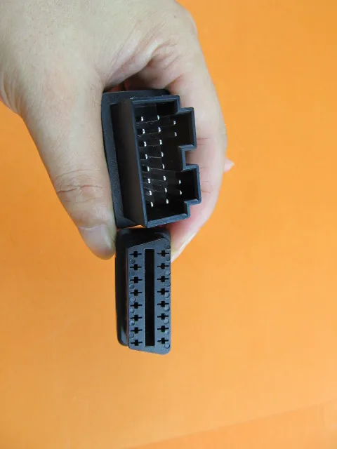 Диагностический адаптер obd2 для kia 20 pin obd 16 контактный гнездовой кабель 20pin|diagnostic