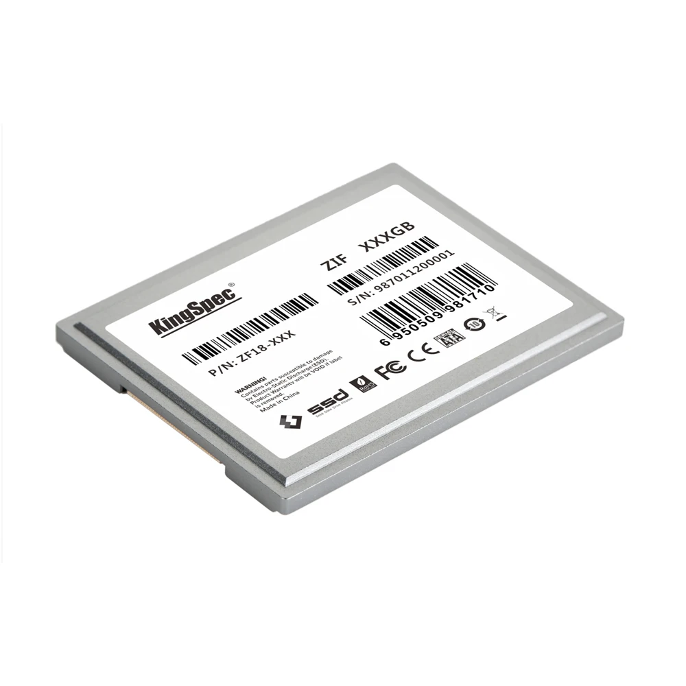 KingSpec ZF18 256 1.8 дюймов ZIF CE Интерфейс IDE SSD жесткий диск ГБ твердотельный накопитель