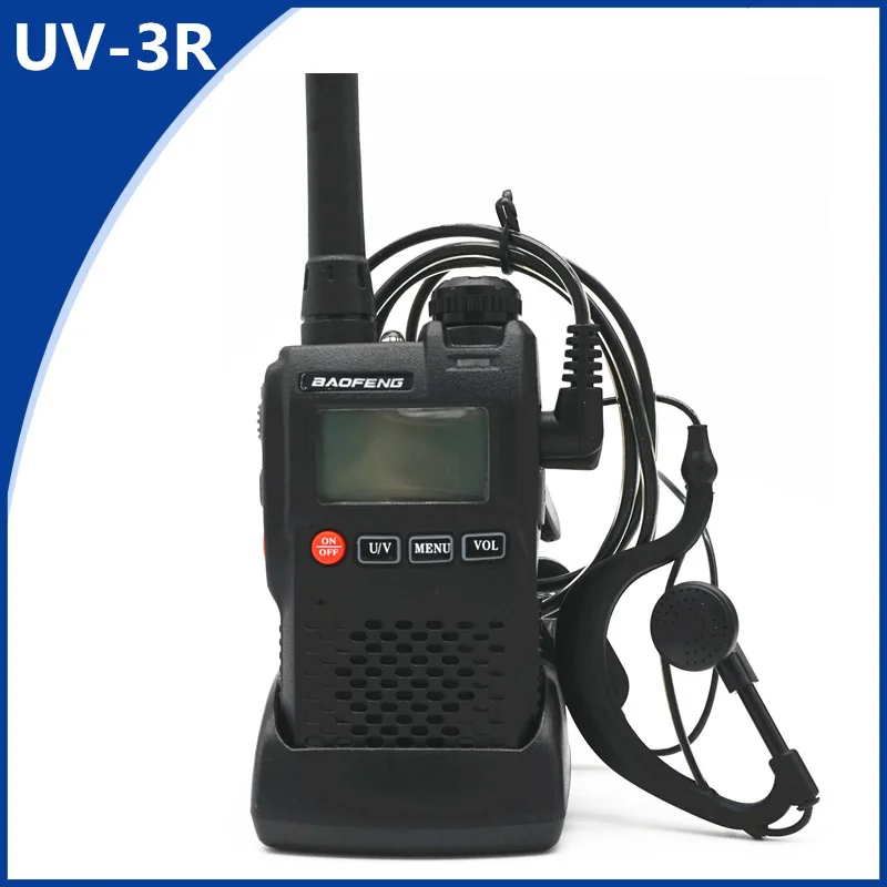 Baofeng Walkie Talkie UV-3R 136-174/ 400-470 МГц портативный CB Radio UV 3R Plus мини двухдиапазонный