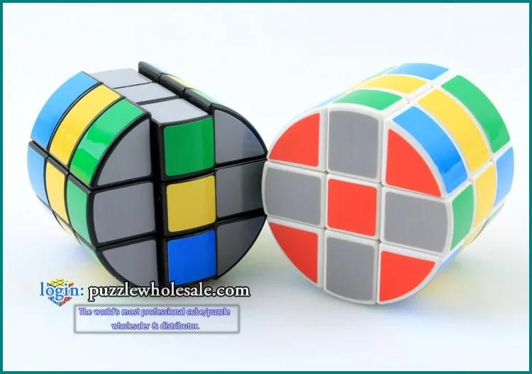 Diansheng круглая форма 3x3x3 Колонка бочонок волшебный куб головоломка IQ головоломка игрушки скоростной волшебный куб пазл игрушки для детей