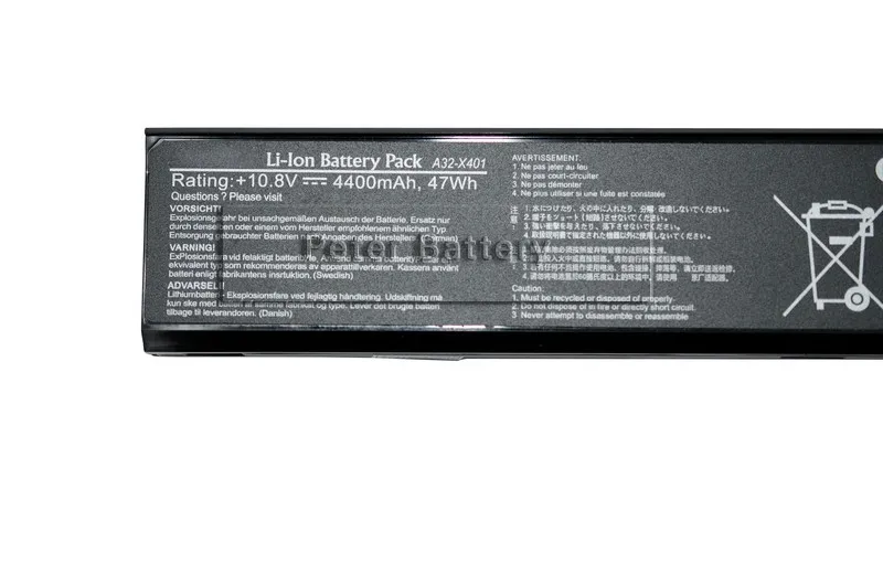 JIGU Оригинальный аккумулятор для ноутбука Asus X301 X301A X401 X401A X501A A31-X401 A41-X401 |