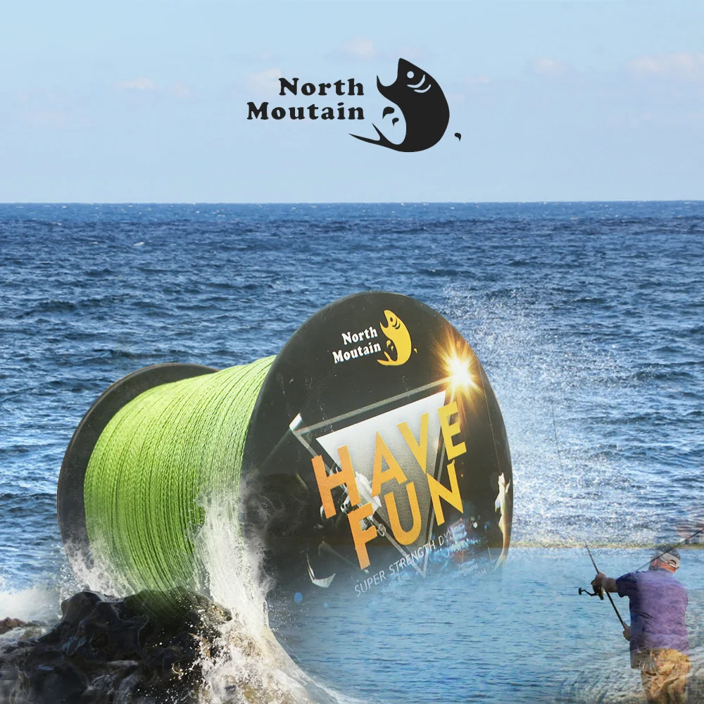 North Moutain PE 4 нити плетеная леска S cartfishing Карп Япония ПЭ подводная рыбалка leadcore Крюк