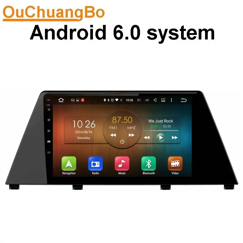 Ouchuangbo android 6 0 автомобильное стерео радио подходит для Wuling Baojun 630 610 с gps навигацией
