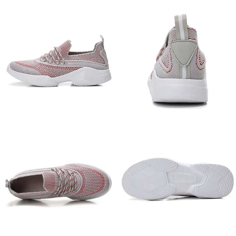 Женские кроссовки на шнурках TKN летние дышащие повседневные плоской подошве