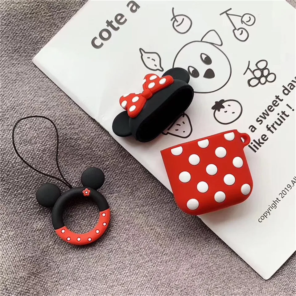 Чехол для наушников с Bluetooth Airpods 2 1 аксессуары защитный чехол сумка ремешком