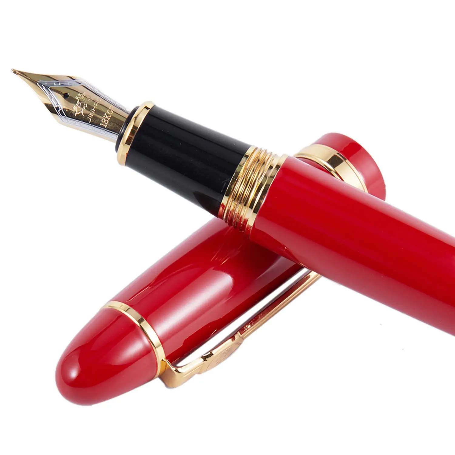 JINHAO 159 18KGP 0,7 мм СРЕДНИЙ перо с широким основанием авторучка офисная авторучка с коробкой