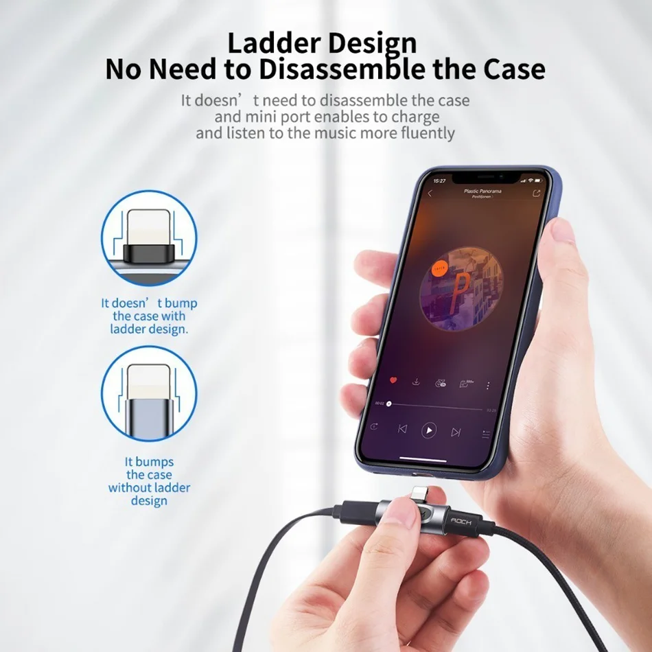 Адаптер типа C до 3,5 мм для освещения Micro USB C OTG для USB-C до 3,5 мм Jack аудио конвертеры mini type-C Male to Micro Famale