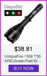 UniqueFire Professional Охота фонарик UF-1505 ИК 850nm луч света Портативный Увеличить лампы факел+ QQ09 прицела