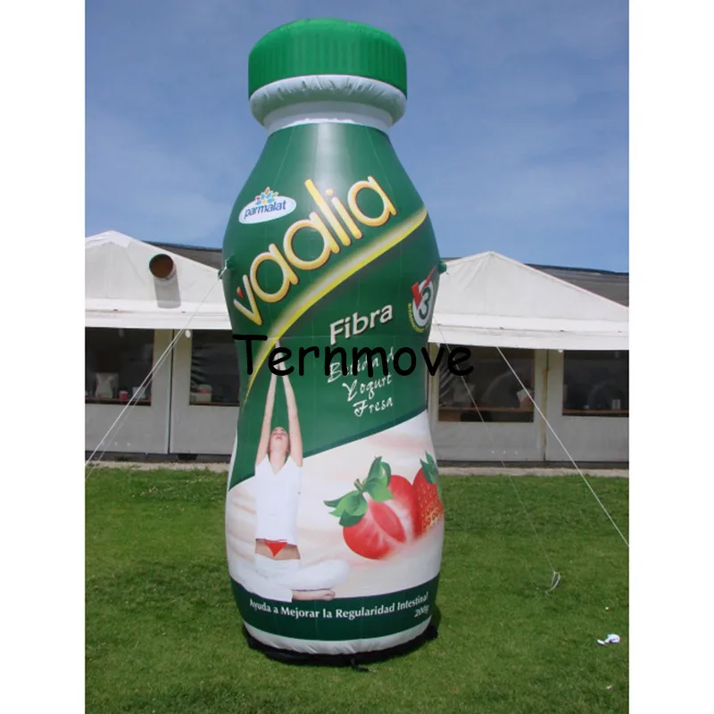 Гигантская надувная молочная банка бутылка для пива красного вина кофе коробка