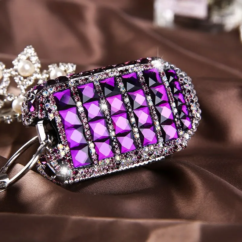 luxury Diamond bling car key case cover/ shell Accessories For Honda Accord/Civic/CRV/Spirior Folding Key |