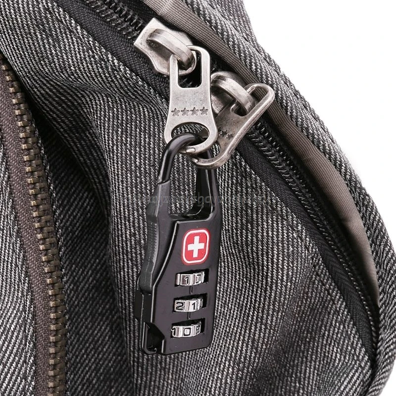 Крест символ Комбинации код безопасности мини-замок Чемодан путешествия