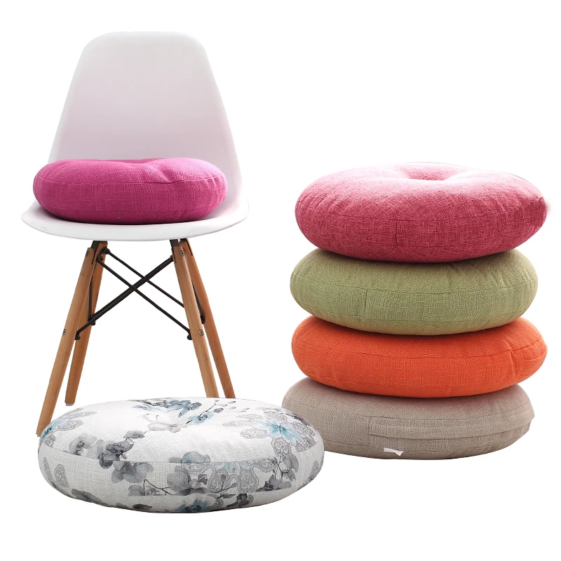 Льняные большие напольные подушки подушка для медитации японские футоны