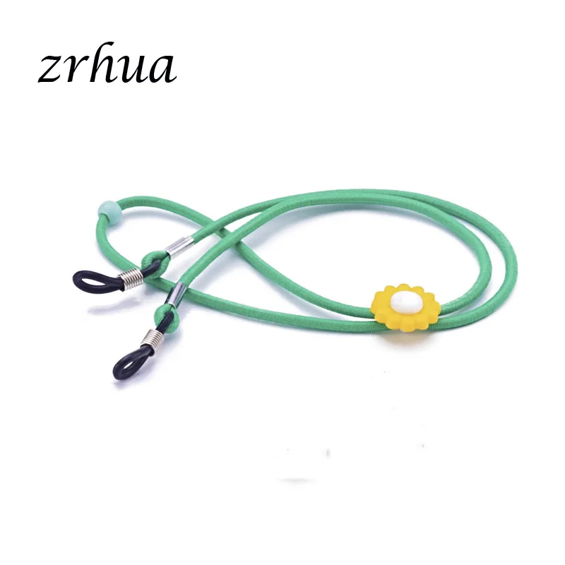 green ZRHUA детская стеклянная веревка для глаз Стекло для очков солнцезащитное стекло es цепочка для очков для чтения шнур держатель шейный ремешок ювелирные изделия Аксессуары для девочек - Цвет: green
