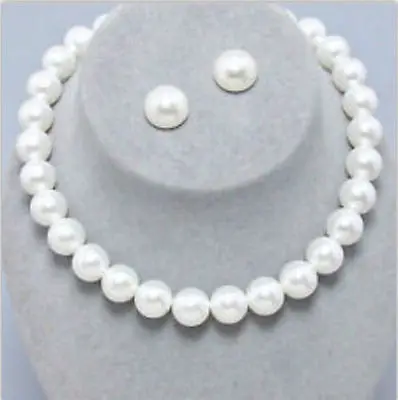 A1150 классические наборы 10-11 мм природный южного моря белый жемчуг necklace18inch серьги