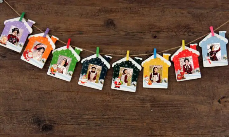 9 шт. 3 дюйма сделай сам висячая Настенная картина бумага фотоальбом крафт рамка +