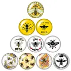 Ladybugpeacock OwlTurtles beeAnimals 10 шт 12 мм16 мм18 мм25 мм Круглый Фото стеклянный кабошон демонстрационный плоский задний вывод