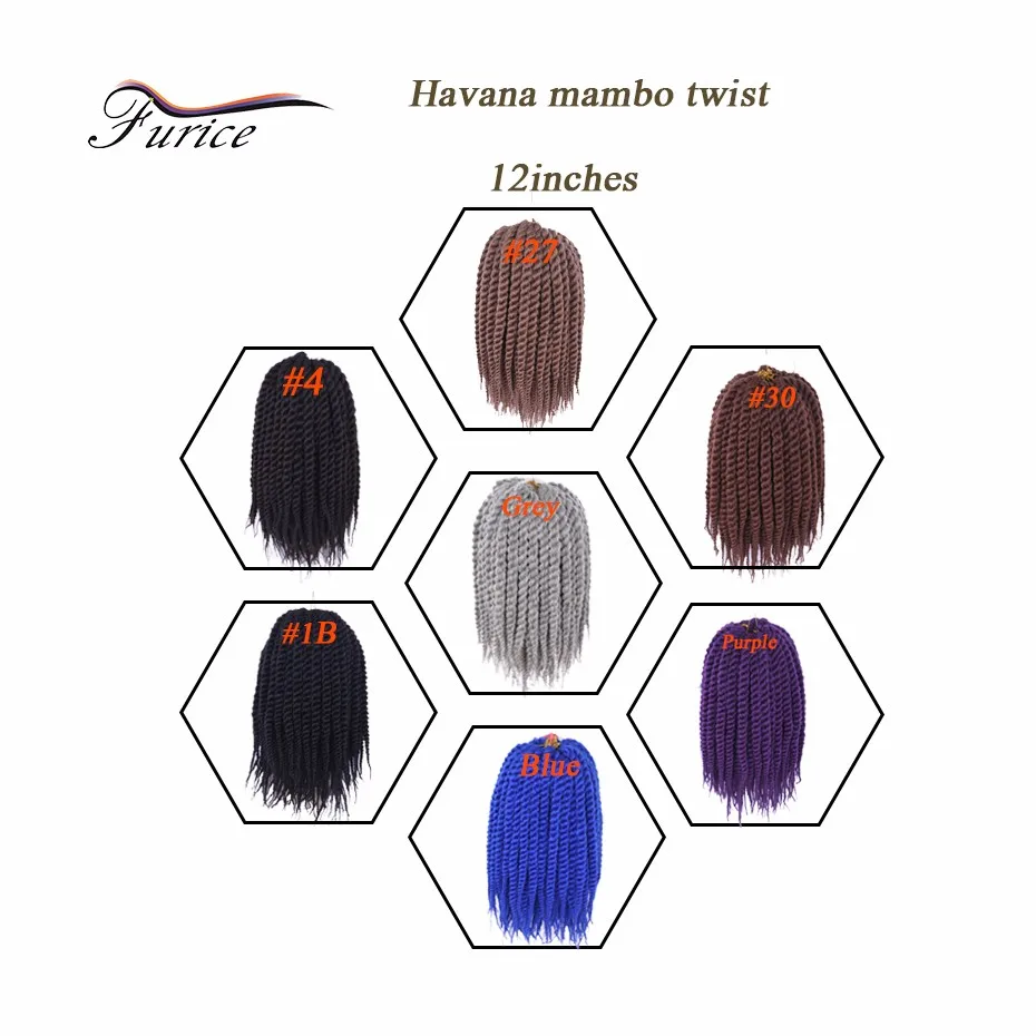 Long Havana Mambo Twist Crochet Hair Extensions 18 Inch Freetress Braid Jumbo Afro Braids |