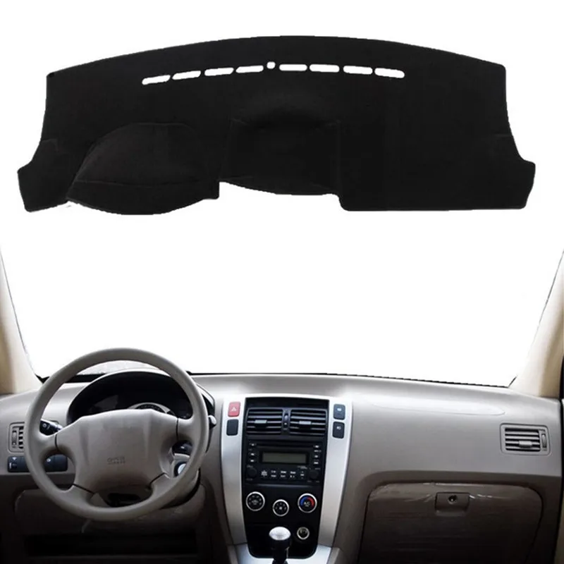 

Car Styling Dashboard Cover Mat Pad Sun Shade Instrument Protect Carpet Accessories For Hyundai Tucson 2005 2006 2007 2008 2009