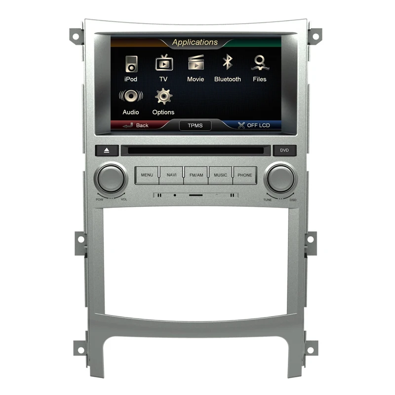 Автомобильный dvd плеер для Hyundai IX55/Hyundai Veracruze 2006 2007 2008 2009 2010 2011 с GPS Ipod SWC Bluetooth