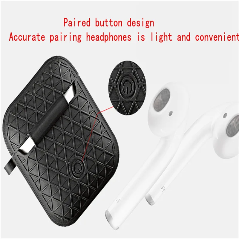 Подходит для Air Pods силиконовая беспроводная гарнитура кожаный чехол Apple Airpods