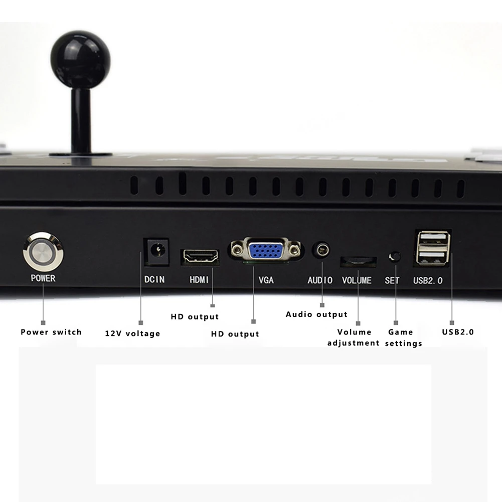 2260в1 16G аркадная игровая консоль Rocker 1080P 3D полный домашний игровой джойстик для двух игроков поддержка tf-карты для ПК/ноутбука/телевизора/PS4