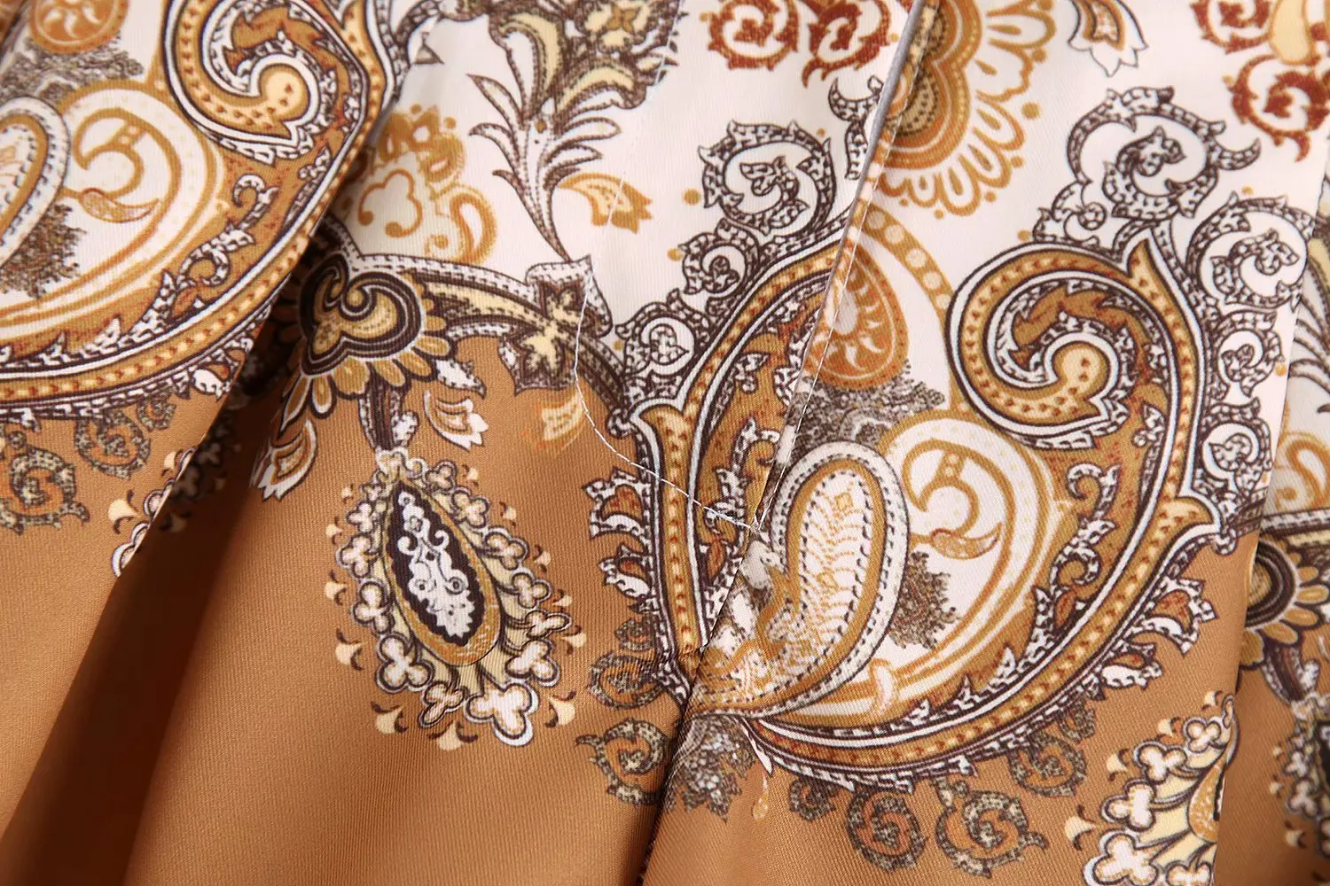 VOGUEIN новые женские летние винтажные этнические Пейсли с цветочным принтом на