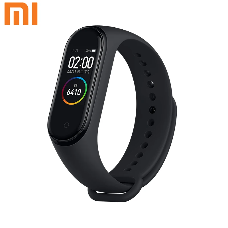 Xiaomi Mi Band 4 новейший музыкальный Смарт Miband 4 браслет пульсометр фитнес 135 мАч цветной экран Bluetooth 5,0