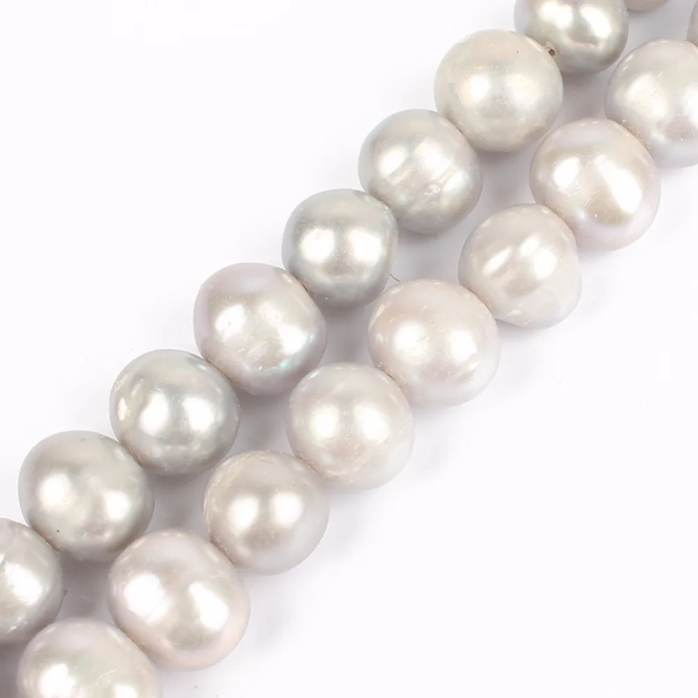 Женские круглые жемчужные бусы серое ожерелье из натурального жемчуга 7 8 мм для