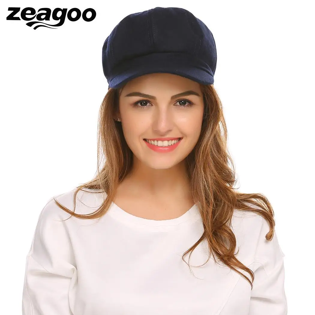 Zeagoo Новая женская Повседневная бейсбольная кепка Dad Hat Deus cap розовая черная