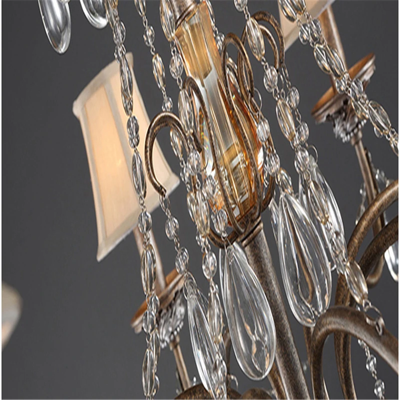 Хрустальные Роскошные люстры K9 американская европейская Классическая Подвесная