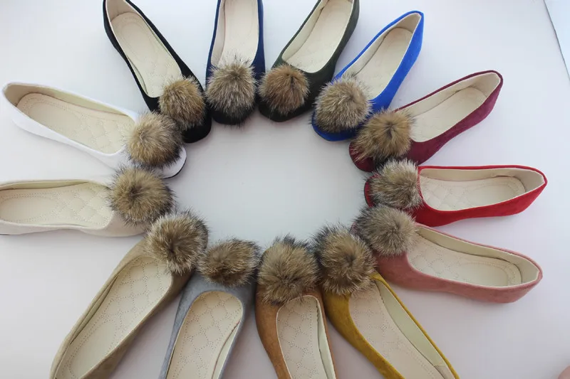 Большой Размеры Для Женщин Мокасины на плоской подошве зима теплые модные конфеты Цвета Повседневное мелкой слипоны удобные большой размер 35–42