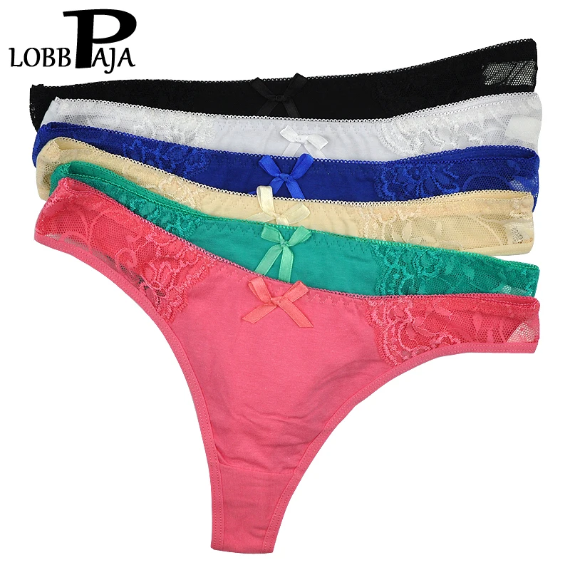 Женские трусики стринги LOBBPAJA хлопковые танга 12 шт./партия|lingerie tanga|tangas for womanwomen sexy