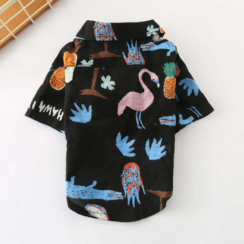 Летняя одежда для маленьких собак Модный хлопковый жилет домашних питомцев