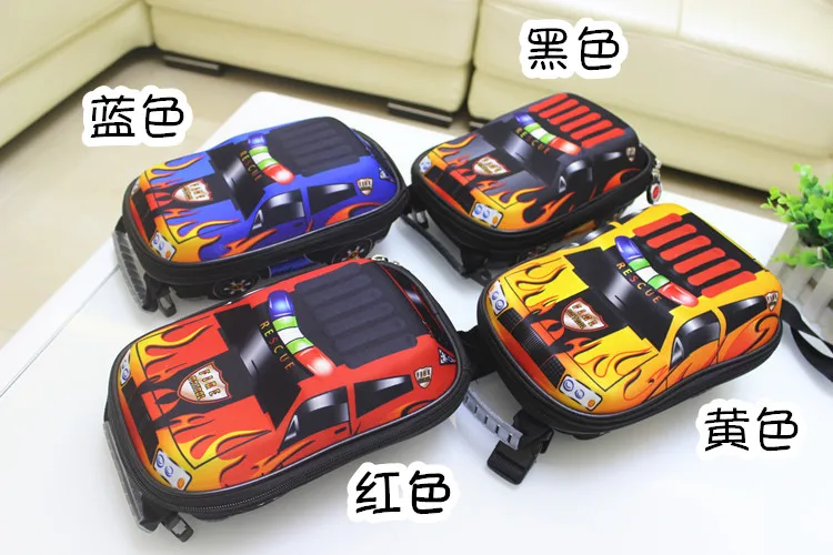 3D мультяшная Автомобильная форма шины детский рюкзак Детская сумка на молнии