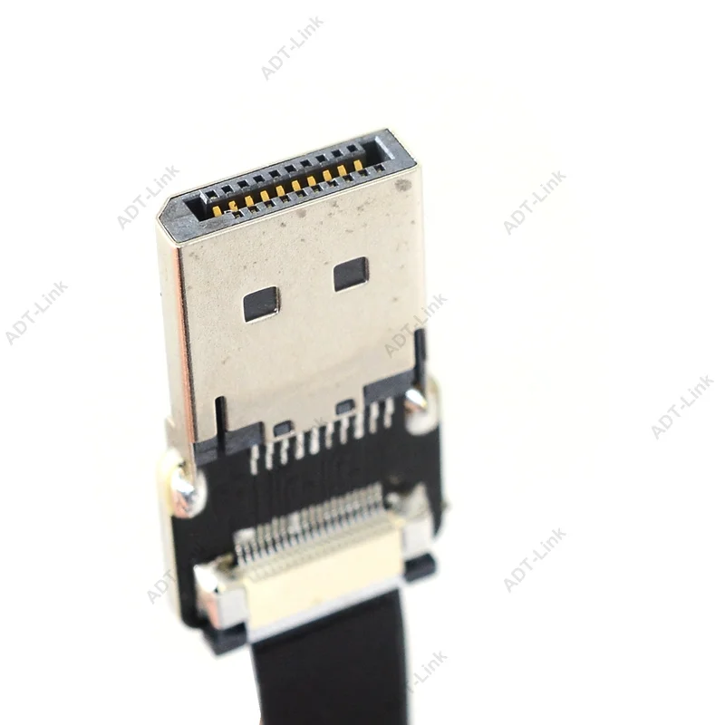 FPV DisplayPort кабель 4 K 60Hz DP 1 2 версия шнур 90 градусов адаптер 5 см 100 FPC лента плоский шаг