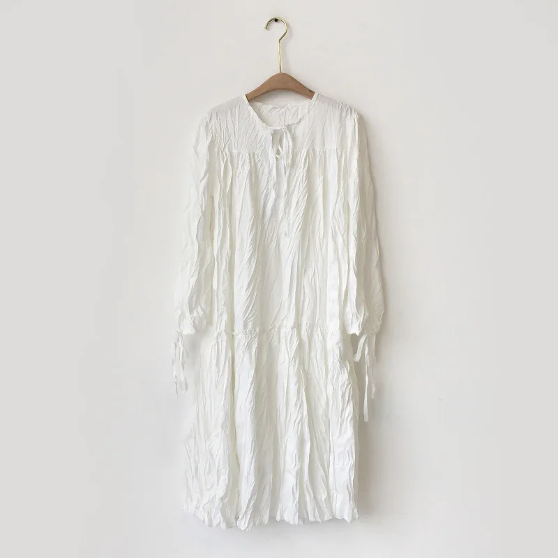 Новое поступление 2019 женское весенне-летнее платье с длинным рукавом