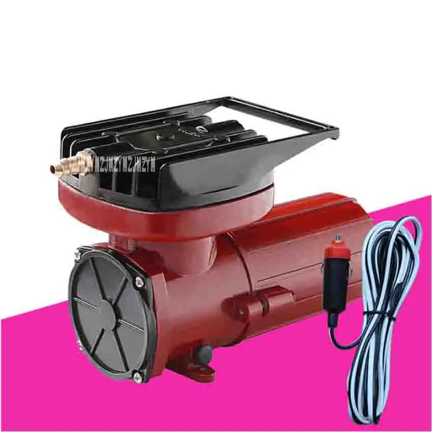 

ACO-006D Car Oxygen Pump Aerator DC12V Seafood Transport Oxygen Pump Oxygen Machine 85L/MIN 55W+16M Trachea+8 Platters Hot Sale