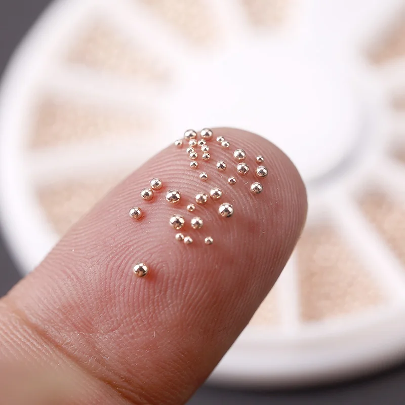 Blueness 3D Подвески смешанные размеры металлические бусины Дизайн Маникюр Сделай