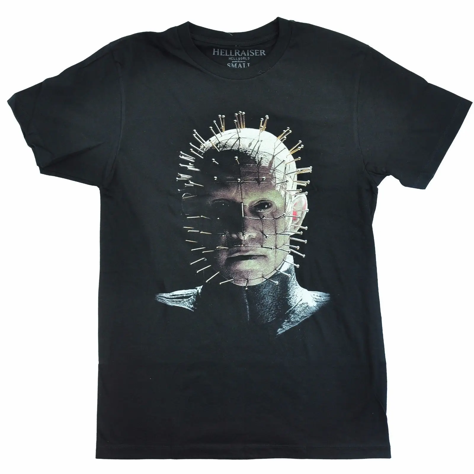 Hellraiser Pinhead Для мужчин футболка Подростковая натуральный хлопок печатных топы