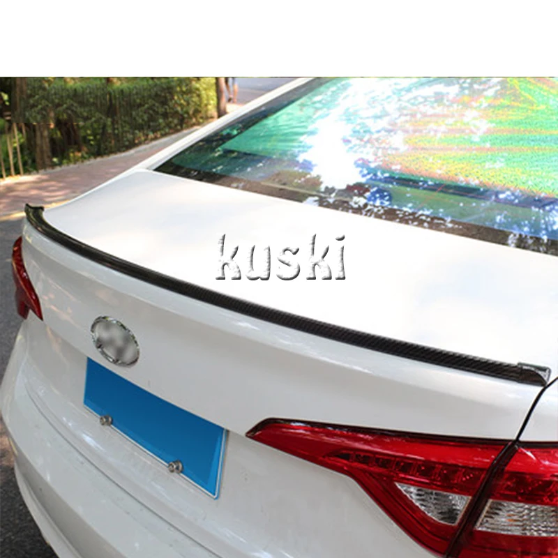 OVERE 1 комплект Автомобильный задний спойлер из углеродного волокна для Peugeot 308 207 407