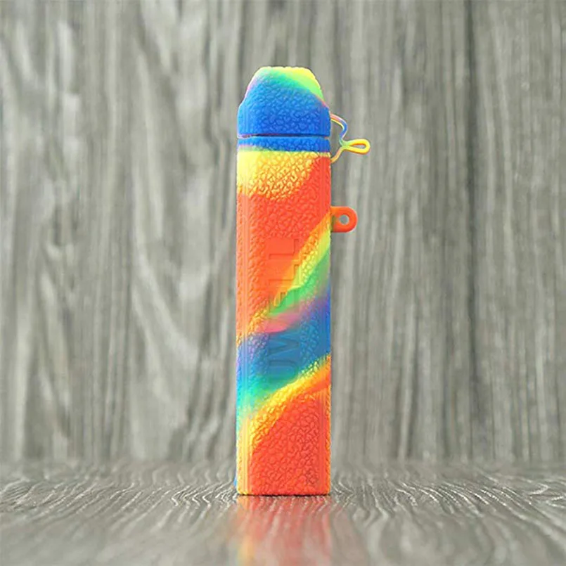 Rainbow 2 шт чехол для Uwell CALIBURN 11W Pod system Противоскользящий защитный силиконовый чехол, резиновый чехол Защитная обертка - Цвет: Rainbow
