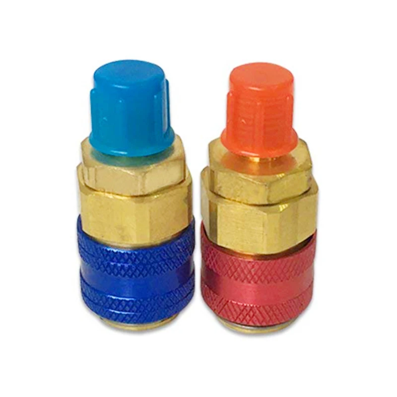 1 пара R134a автомобильный Кондиционер быстроразъемный соединитель Низкая Высокая