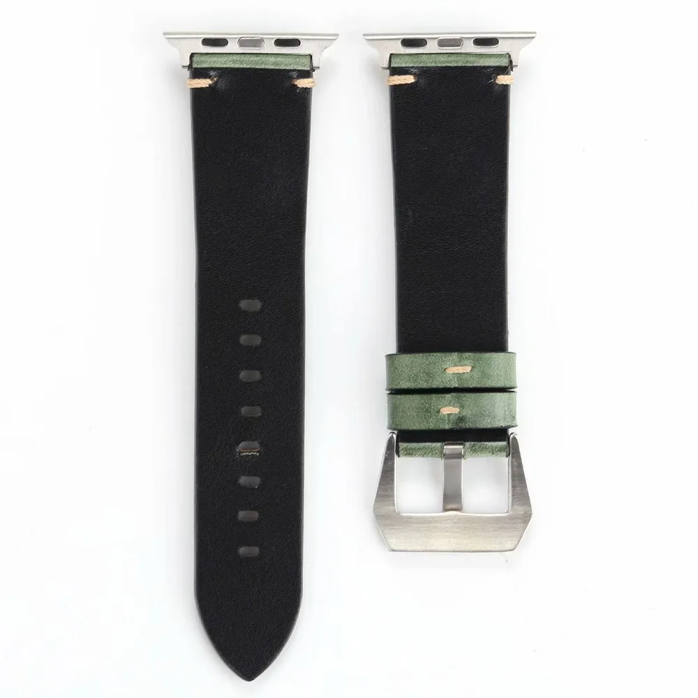 38 мм 42 3D Натуральная Кожа Спорт на открытом воздухе Iwatch браслет ремешок для Apple Watch