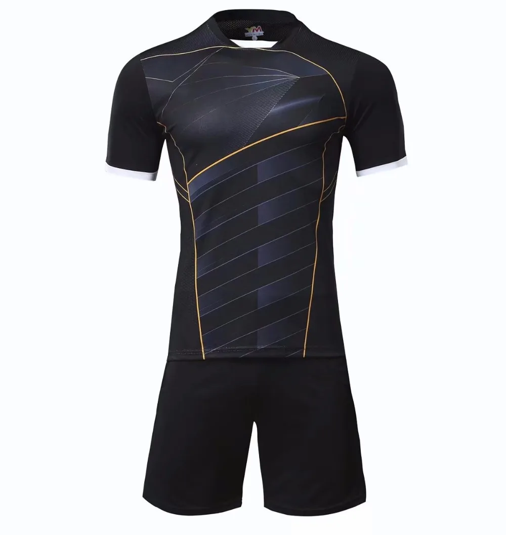 2018 мужские футболки для мальчиков комплекты униформы Джерси с коротким рукавом