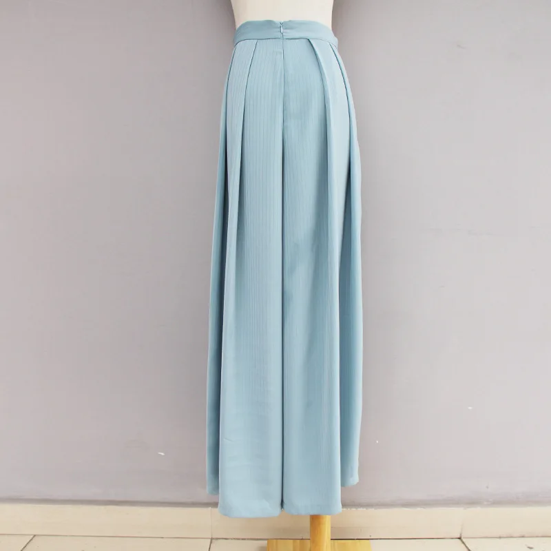 Женские широкие брюки AIMENUNU летние свободные до щиколотки с высокой талией