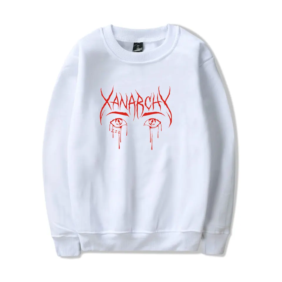 Lil xan Xanarchy Sweatshirts 3D Printed Harajuku Men's Sweatshirt Hip Hop Spring Mens Hoodies | Мужская одежда