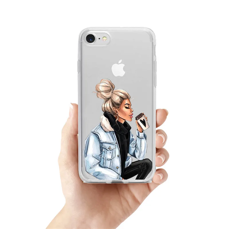 VOGUE lady viagem Casos de Telefone para o iphone11 11PRO 11PROMAX X XR XMax 5 6 7 8 8Plus чехол для корпуса